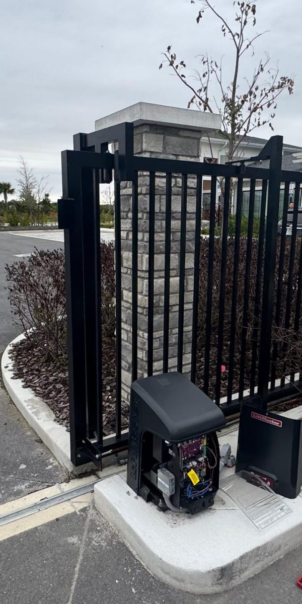 commercial gate motor installation